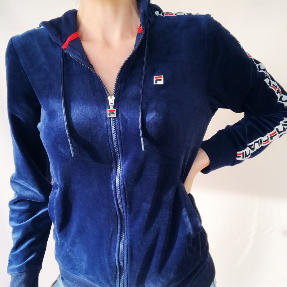 velour Fila jacket